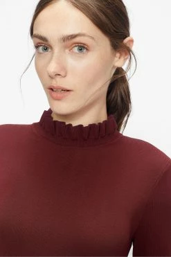 Ted Baker Purple Zadi Knitted Frill Full Skirt Dress -Tedbaker Sales 2024 unnamed file 1001