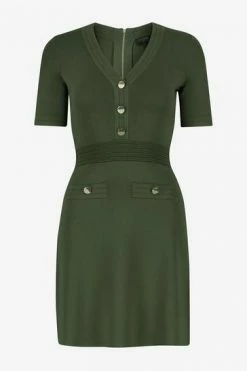 Ted Baker Green Katanna Knitted Utility Dress -Tedbaker Sales 2024 unnamed file 1016