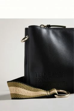 Ted Baker Black Darceyy Branded Webbing Cross-Body Bag -Tedbaker Sales 2024 unnamed file 103