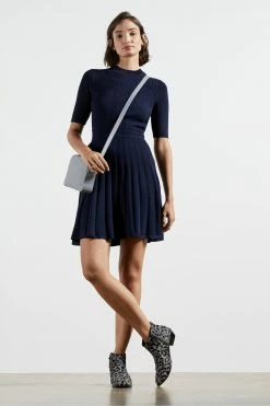 Ted Baker Blue Olivin Stitch Detail Dress -Tedbaker Sales 2024 unnamed file 1057