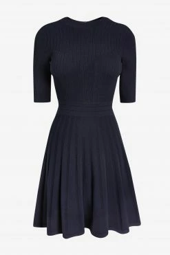 Ted Baker Blue Olivin Stitch Detail Dress -Tedbaker Sales 2024 unnamed file 1059