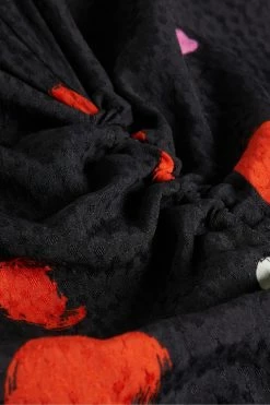 Ted Baker Black Lizzzee Ruched Side Detail Midi Dress -Tedbaker Sales 2024 unnamed file 1071