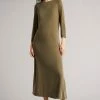 Ted Baker Green Neivaeh Twist Back Jersey Dress -Tedbaker Sales 2024 unnamed file 1085