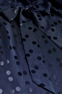 Ted Baker Livela Dk-Blue Spot Jacquard Midaxi Dress -Tedbaker Sales 2024 unnamed file 1103