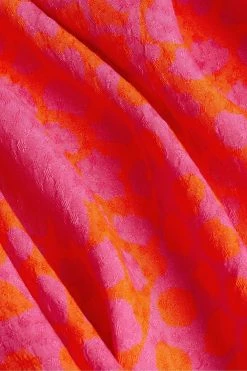 Ted Baker Deep-Pink Luissaa Ruched Side Detail Midi Dress -Tedbaker Sales 2024 unnamed file 1109