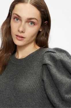 Ted Baker Grey Vctoria Extreme Sleeve Knit Dress -Tedbaker Sales 2024 unnamed file 1114