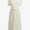 Ted Baker Natural Susanna Pleather Mockable Midi Dress -Tedbaker Sales 2024 unnamed file 1135
