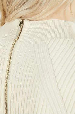 Ted Baker Natural Susanna Pleather Mockable Midi Dress -Tedbaker Sales 2024 unnamed file 1139