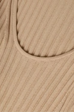 Ted Baker Brown Kiierra Lt-Brown Low Back Detail Knit Dress -Tedbaker Sales 2024 unnamed file 1164