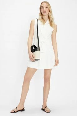 Ted Baker White Laraaa Mock Wrap Tiered Mini Dress -Tedbaker Sales 2024 unnamed file 1191