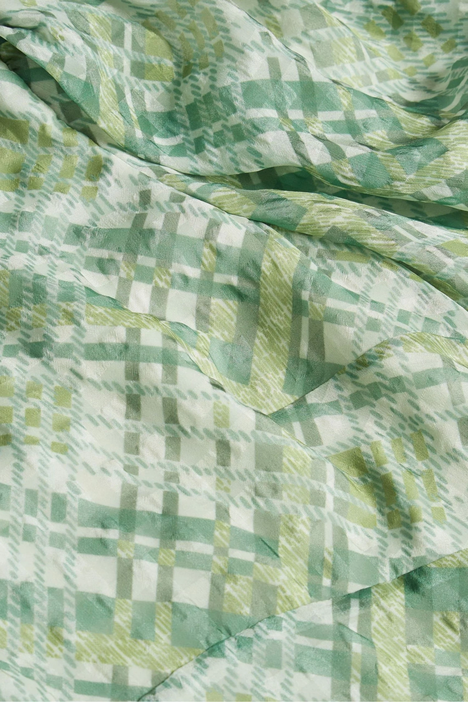 Ted Baker Green Seersucker Check Midi Dress 6 Ted Baker Green Seersucker Check Midi Dress - Image 4