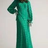 Ted Baker Mid-Green Tallyia Maxi Dress With Seam Detailing -Tedbaker Sales 2024 unnamed file 1282
