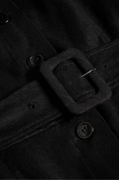 Ted Baker Black Button Through Racer Back Midi Dress -Tedbaker Sales 2024 unnamed file 1333