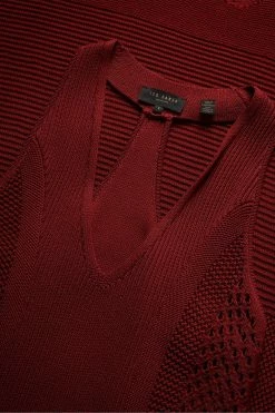 Ted Baker Brown Crochet Easy Fit Maxi Dress -Tedbaker Sales 2024 unnamed file 1347