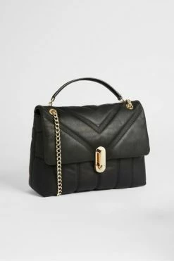 Ted Baker Ayahlin Black Leather Puffer Quilt Detail Cross-Body Bag -Tedbaker Sales 2024 unnamed file 138