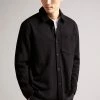 Ted Baker Black Bromlee Long Sleeve Heavyweight Jersey Overshirt -Tedbaker Sales 2024 unnamed file 1413