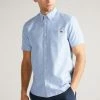 Ted Baker Capsho Blue Short Sleeve Oxford Shirt -Tedbaker Sales 2024 unnamed file 1425