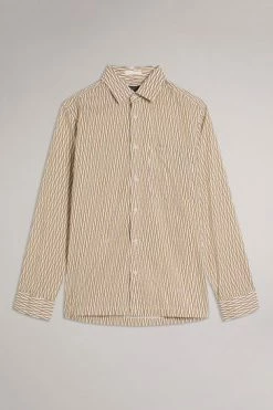 Ted Baker Ruskin Tan Ls Retro Print Shirt -Tedbaker Sales 2024 unnamed file 1438