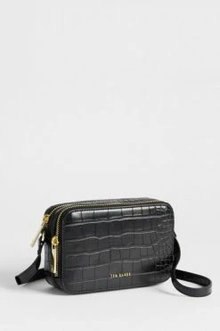 Ted Baker Black Stina Double Zip Mini Camera Bag -Tedbaker Sales 2024 unnamed file 144