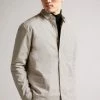 Ted Baker Hacknee Brown Long Sleeve Padded Reversible Puppytooth Shirt -Tedbaker Sales 2024 unnamed file 1451