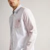Ted Baker Natural Foster Long Sleeve Colourblock Oxford Shirt -Tedbaker Sales 2024 unnamed file 1514