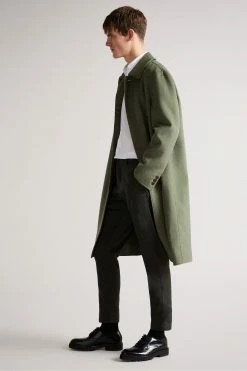 Ted Baker Men White Sonikk Long Sleeve Tonal Poplin Shirt -Tedbaker Sales 2024 unnamed file 1523