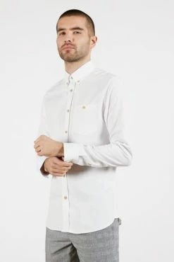 Ted Baker White Piktur Oxford Shirt -Tedbaker Sales 2024 unnamed file 1581