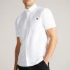 Ted Baker Ditton White Short Sleeve Oxford Shirt -Tedbaker Sales 2024 unnamed file 1593