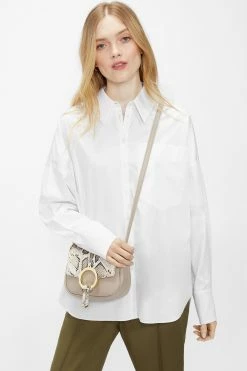 Ted Baker Cream Dyloh Oversized Shirt