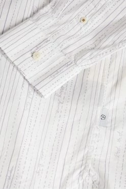 Ted Baker White Hadlo Long Sleeve Pencil Drawn Stripe Shirt -Tedbaker Sales 2024 unnamed file 1671