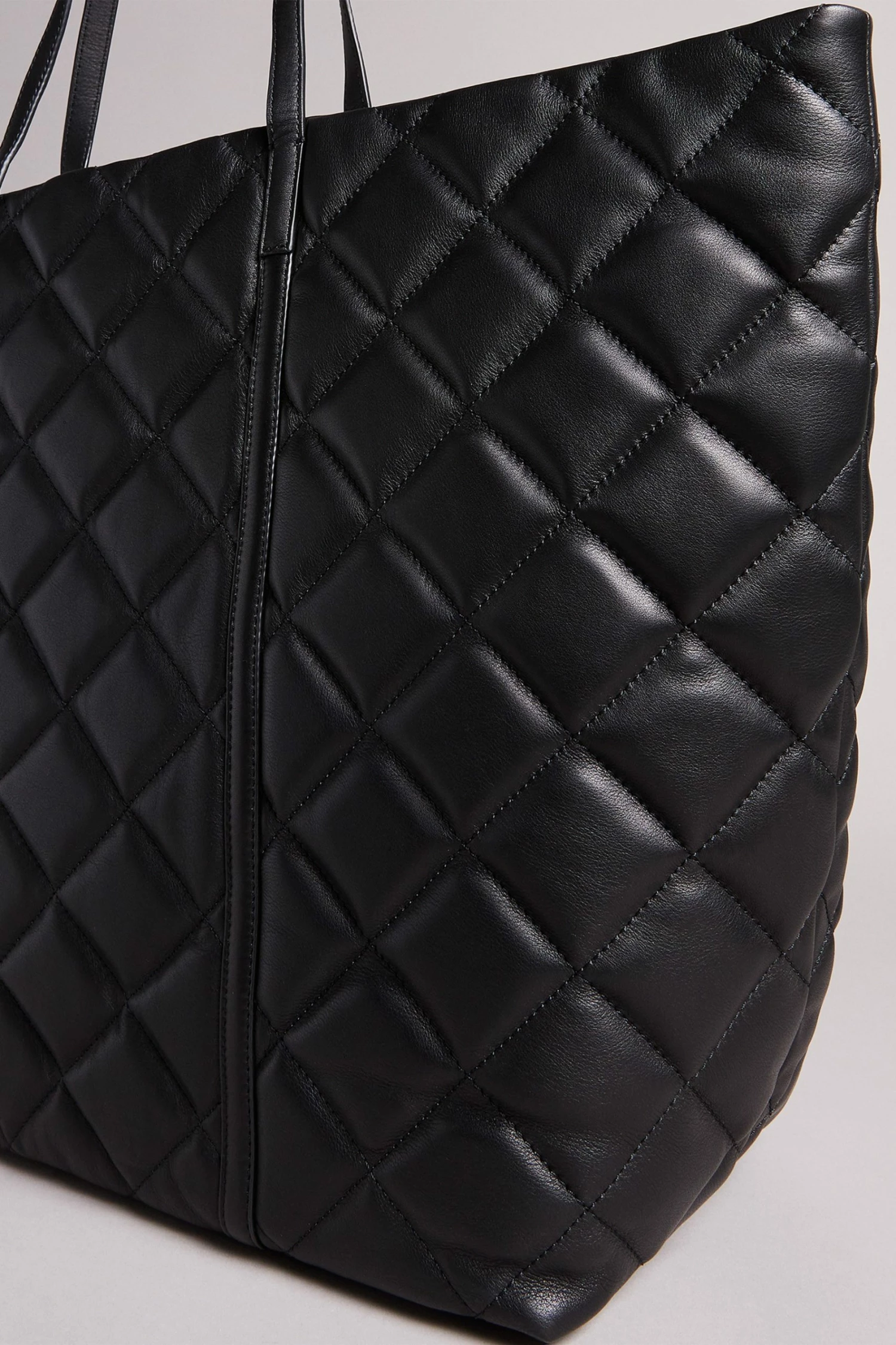 Ted Baker Black Quilted Studded Tote Bag 6 Ted Baker Black Quilted Studded Tote Bag - Image 4