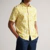 Ted Baker Argo Yellow Short Sleeve Vegetable Print Shirt -Tedbaker Sales 2024 unnamed file 1781