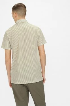 Ted Baker Grey Ramenn Vertical Stripe Jersey Shirt -Tedbaker Sales 2024 unnamed file 1837