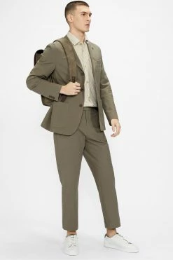 Ted Baker Grey Ramenn Vertical Stripe Jersey Shirt -Tedbaker Sales 2024 unnamed file 1838