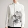 Ted Baker Durlo White Long Sleeved Photographic Floral Printed Shirt -Tedbaker Sales 2024 unnamed file 1866