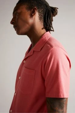 Ted Baker Chatley Pink Ss Jersey Piqué Shirt -Tedbaker Sales 2024 unnamed file 1949