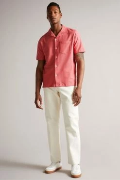 Ted Baker Chatley Pink Ss Jersey Piqué Shirt -Tedbaker Sales 2024 unnamed file 1951