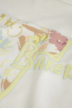 Ted Baker White Medeia Cropped Tee -Tedbaker Sales 2024 unnamed file 1982