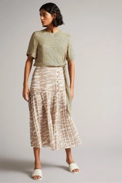 Ted Baker Black Robbiee Black Integral Tie T-Shirt -Tedbaker Sales 2024 unnamed file 1998