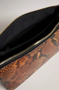 Ted Baker Darceys Brown Branded Webbing Snake Detail Cross Body Bag -Tedbaker Sales 2024 unnamed file 2