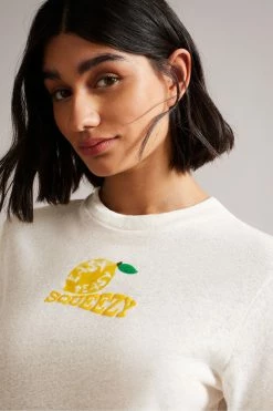 Ted Baker Ingella White Lemon Squeezy T-Shirt -Tedbaker Sales 2024 unnamed file 2014