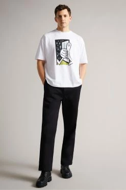 Ted Baker White Cullin Short Sleeve Relaxed Fit Graphic T-Shirt 10 Ted Baker White Cullin Short Sleeve Relaxed Fit Graphic T-Shirt -Tedbaker Sales 2024 unnamed file 2048