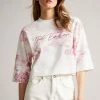 Ted Baker Teresia White Cropped T-Shirt -Tedbaker Sales 2024 unnamed file 2102