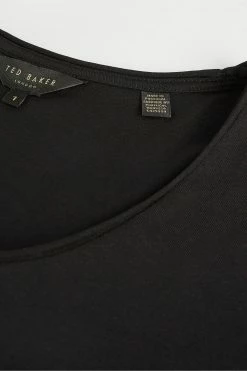Ted Baker Black Miarna V-Neck Easy Fit T-Shirt -Tedbaker Sales 2024 unnamed file 2130