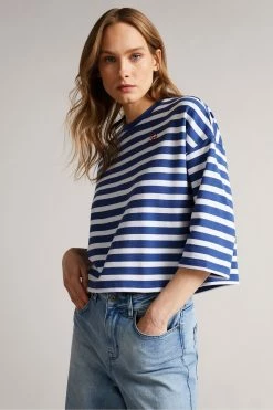 Ted Baker Mmorra Blue Stripe Top -Tedbaker Sales 2024 unnamed file 2162