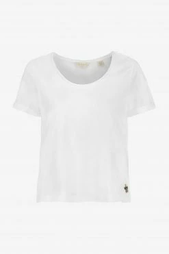 Ted Baker White Miarna V-Neck Easy Fit T-Shirt -Tedbaker Sales 2024 unnamed file 2227
