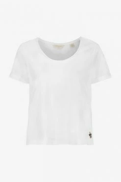 Ted Baker White Miarna V-Neck Easy Fit T-Shirt -Tedbaker Sales 2024 unnamed file 2229