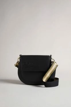 Ted Baker Black Darcell Branded Webbing Satchel Cross Body Bag -Tedbaker Sales 2024 unnamed file 224