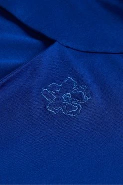 Ted Baker Gerbela Blue Square Neck Short Sleeve Top -Tedbaker Sales 2024 unnamed file 2245