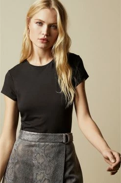 Ted Baker Black Calmin Fitted T-Shirt